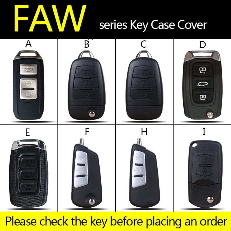 Loyalty Car Key Cover Case for FAW BESTUNE X40 X80 B30 B50 B70 XENIA R7 D60 Keyring Keychain Chain