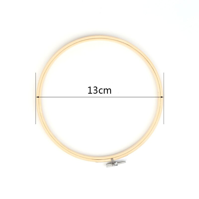 Anneau de broderie en bois de bambou 13-34cm, Machine à broder les points de croix, cerceau, couture artisanale, bricolage: 13CM