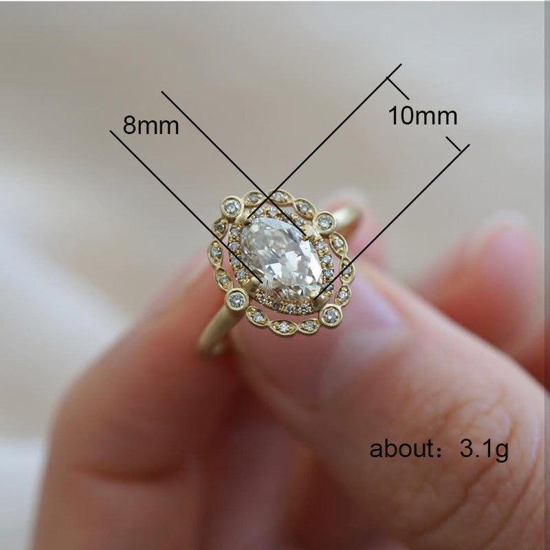 Huitan vintage stilfuld simpel ring kvindelig euro cz grenindstilling engagement smykker til elsker