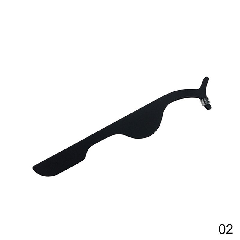 1Pc Valse Wimper Pincet Valse Wimpers Applicator Wimper Extension Curler Nipper Auxiliary Clamp Make Pincet: 02