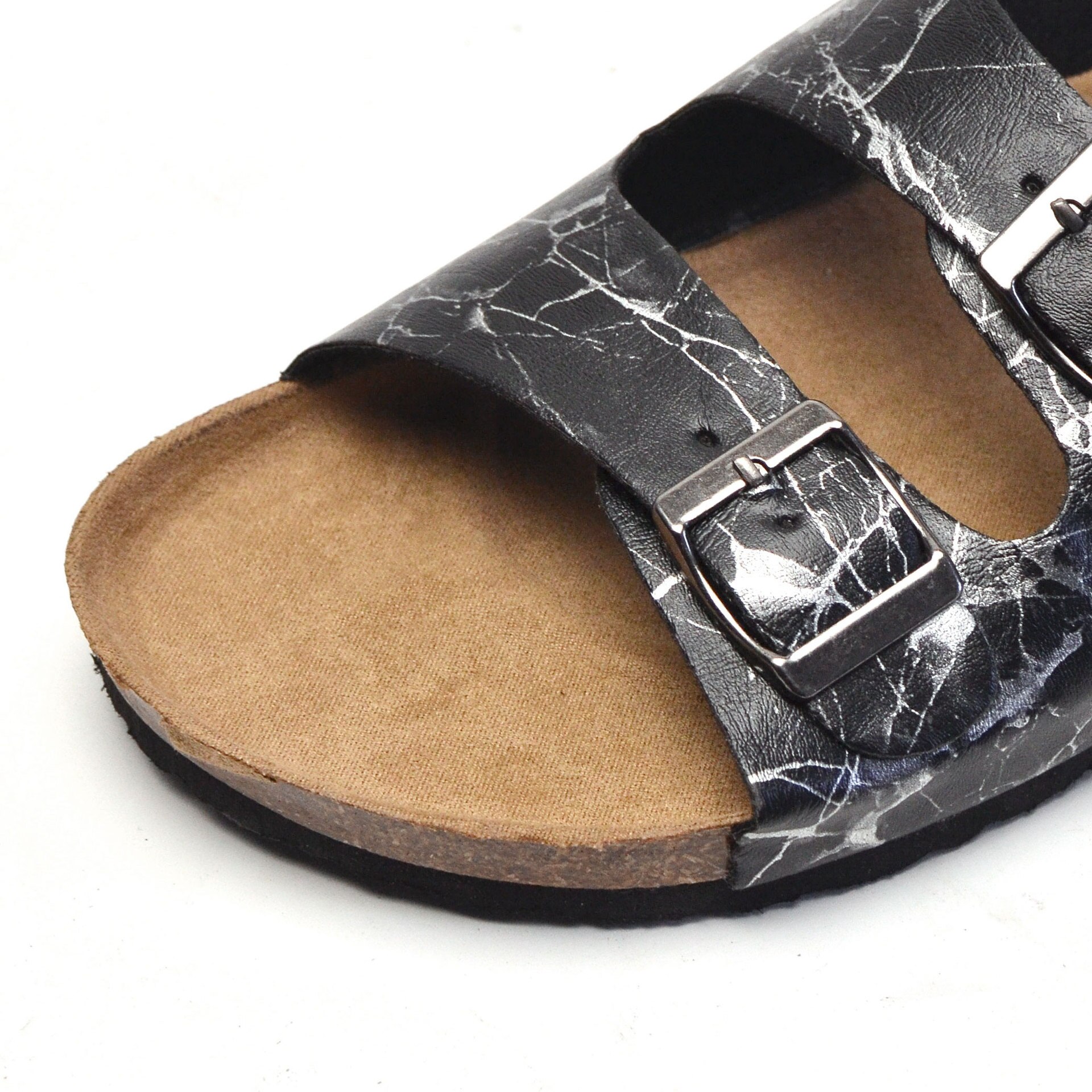 Whoholl män sommar strandskor fritid kork tofflor par flip flops bekväma skor unisex plus storlek 36-45