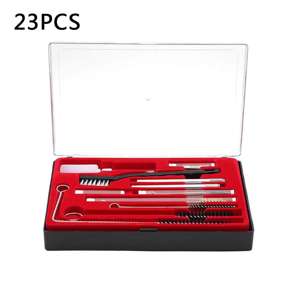 Pro Air Tool Verf Spuitpistool Cleaning Kit 23Pc Hvlp Airbrush W/Case Auto Accessoire