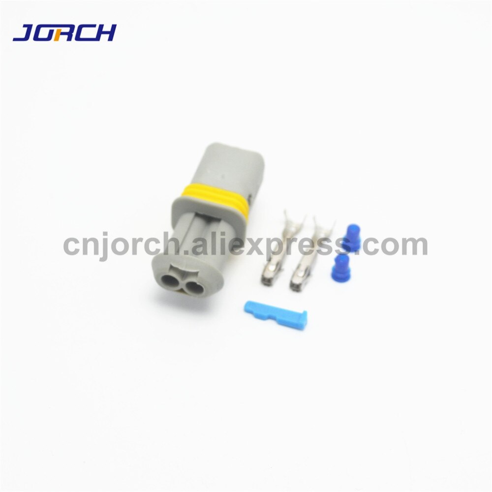 5 Sets 2pin Lear Connector 18385000002 Vrouwelijke Elektrische Auto Connectors Verzegelde Automotive Plug 18385.000.002