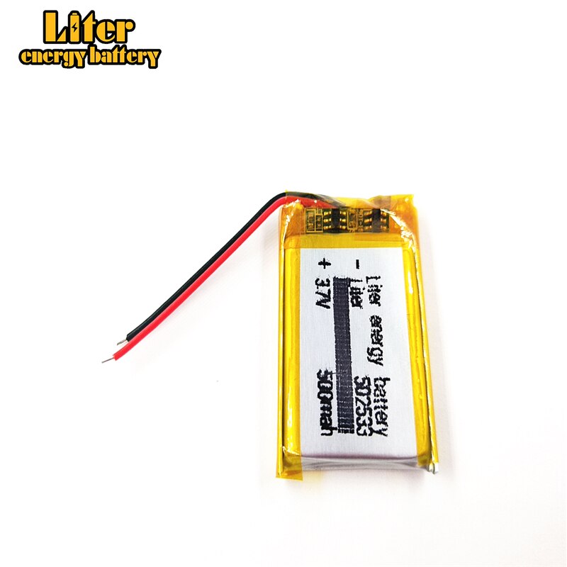 Liter energie batterij 3.7 V 500 mAh 502533 plug Lithium Polymer Li-Po Oplaadbare Batterij Voor MP3 MP4 MP5 lithium polymeer batterij