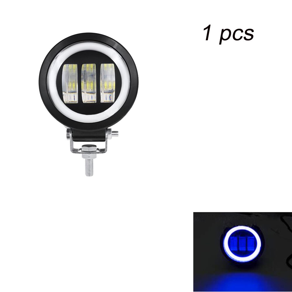 6D Lens 5 Inch Round Square Led Work Light For Car 4x4 Offroad Truck Boat UAZ ATV 12V 24V Led Angel Eyes Driving Lights。