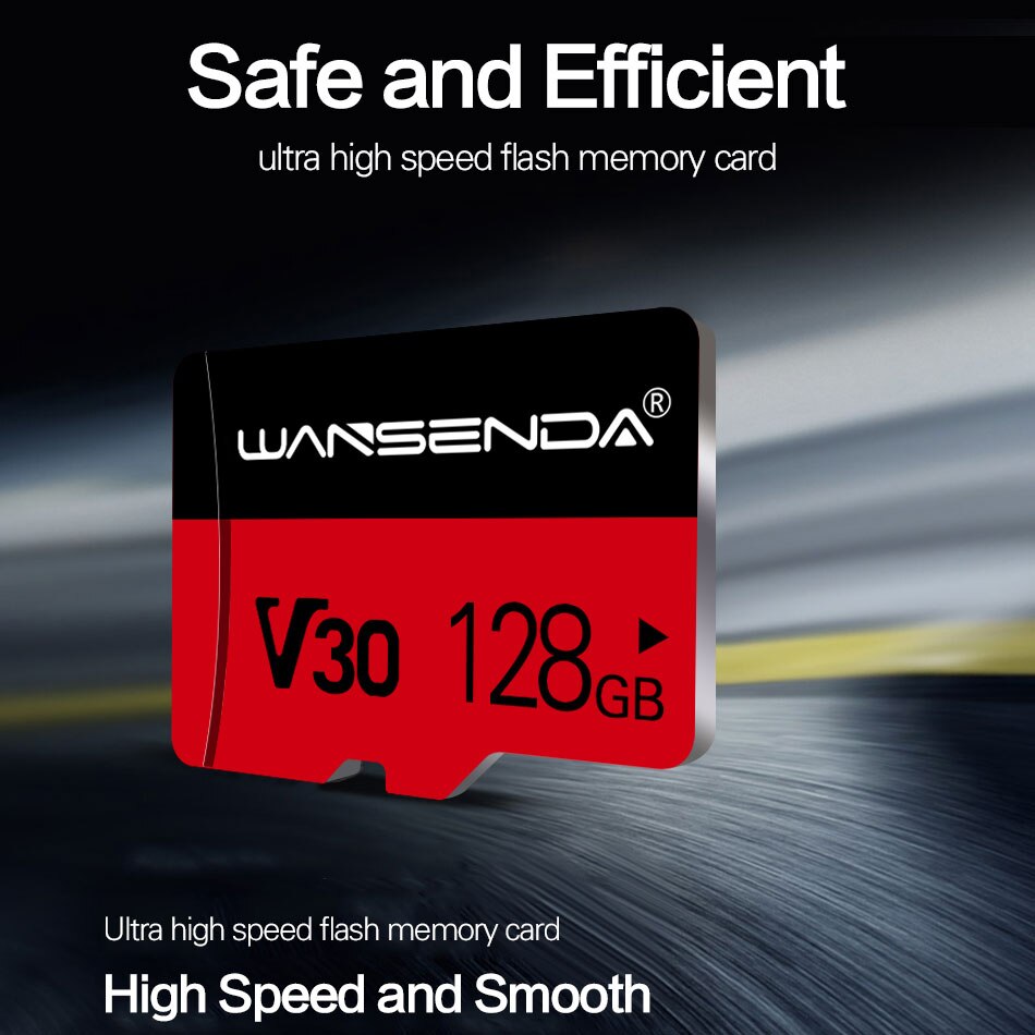 Wansenda V30 Geheugenkaart 128Gb 64Gb 32Gb 16Gb 8Gb Tf Card Class10 V10 Mini Flash geheugenkaart Voor Smartphone