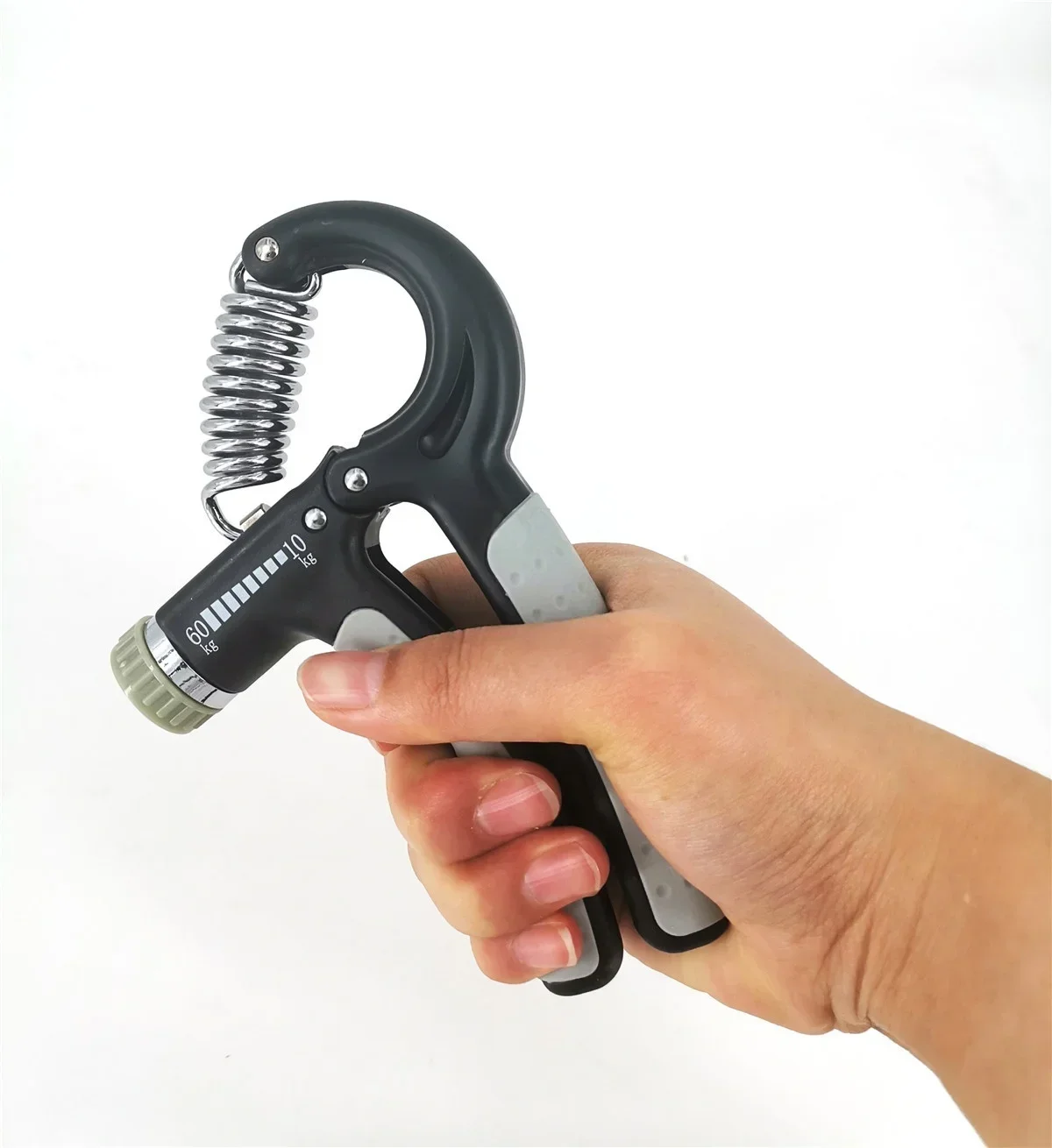 Verstelbare handgreepversterker R-vorm vingertrainer Draagbare sportaccessoire Carpaal tunneltherapie Trainingsapparatuur