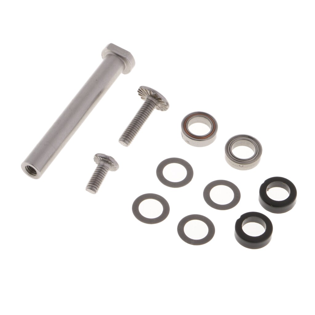 1 Set Fishing Reel Handle Knob Components Parts 5 x 8mm Reel Grip DIY Accessories with Bearings, Washers, Screw