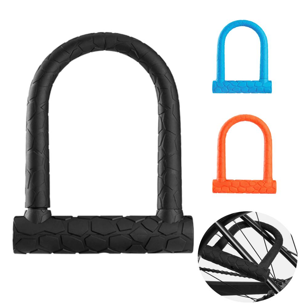 Verrou de sécurité antivol à 2 boutons en U pour vélo de route et vtt, accessoires de bicyclette pour Scooter et moto