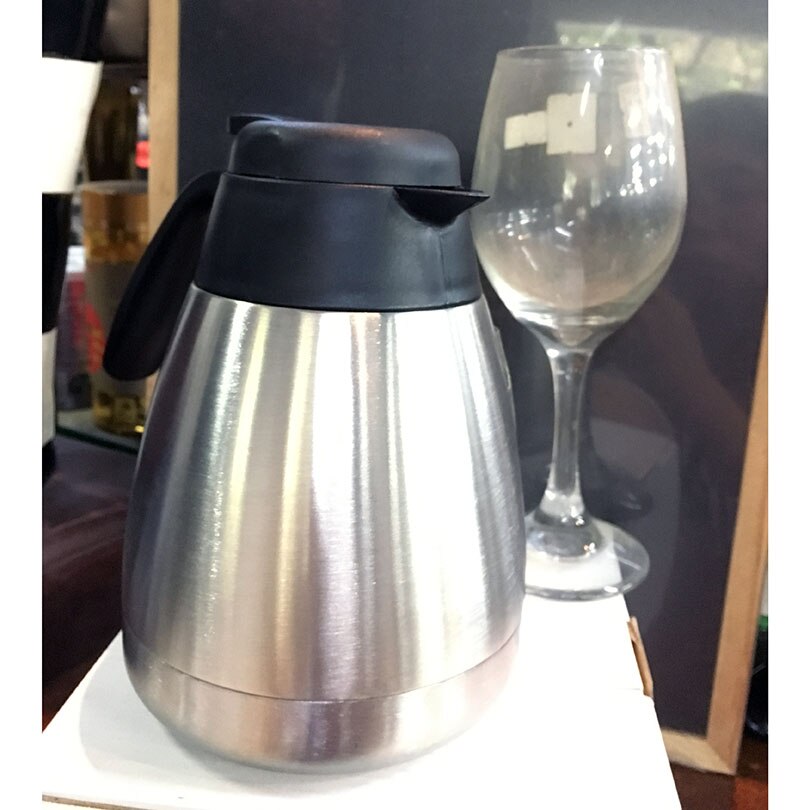 Edelstahl Vakuum Versiegelt Isoliert Themos Kolben 600ml Thermische Doppelwandige Kaffee Topf Wasser Tee Gießen Flasche Griff für bar