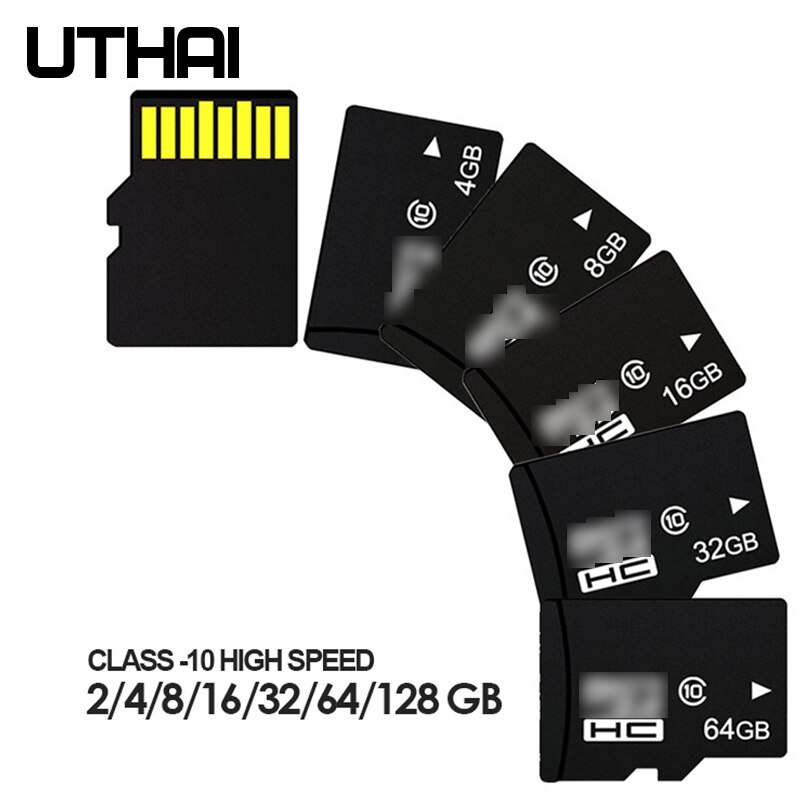 UTHAI C15 carte mémoire Micro SD 32GB 16GB 64GB 8GB carte TF SDXC SDHC classe 10 lecteur Flash carte microsd SDX pour smartphone caméra