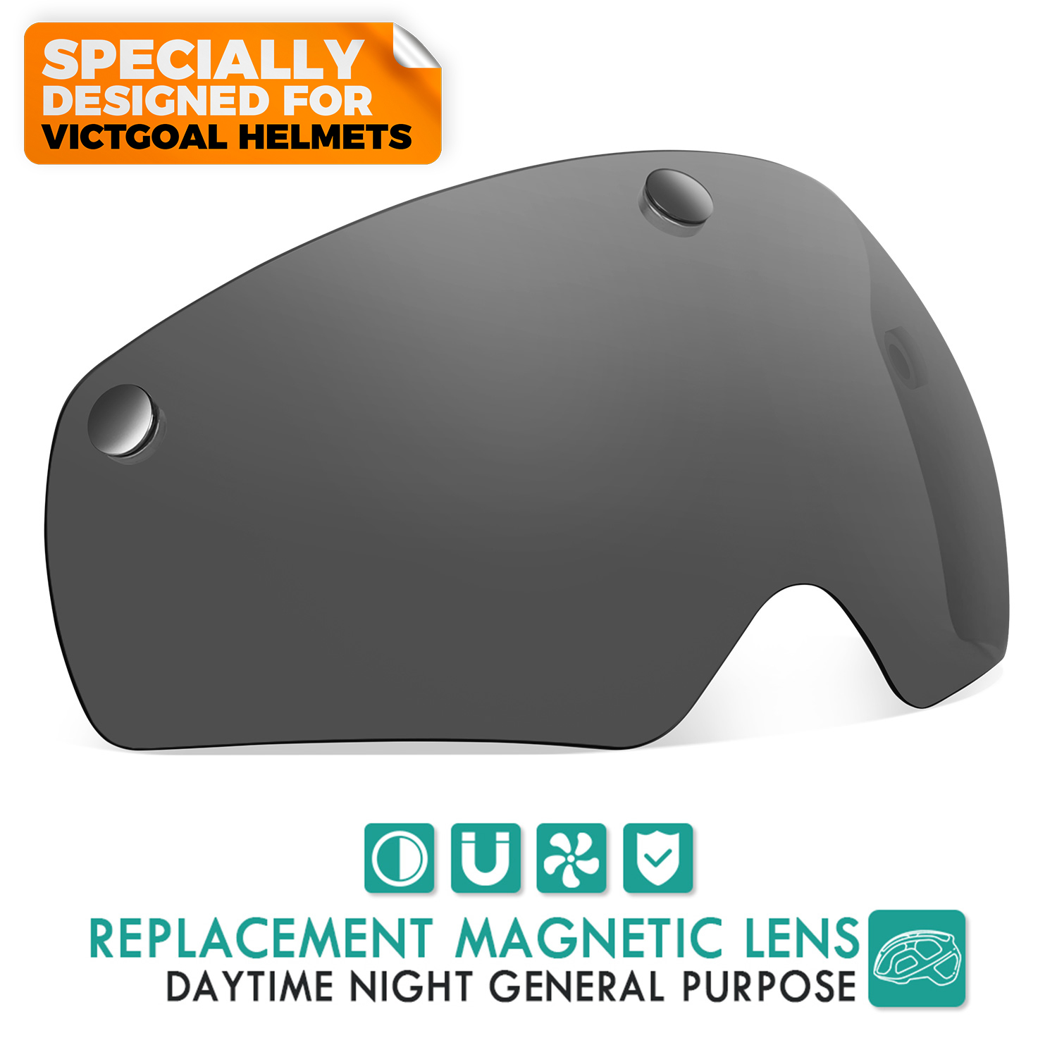 VICTGOAL Bike Helmet Photochromic Lens Magnetic Lenses for Men Bicycle Goggles Sports Sunproof Glasses MTB Cycling Accessories: Brown