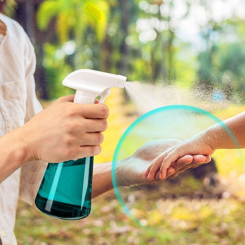 2 stuks spuitflessen hervulbare lege spuitfles trigger-spuitfles met verstelbare sproeikop voor het bewateren van de tuin