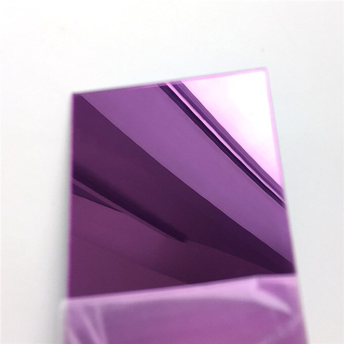 13Pc/Set Rhombus Mirror Wall Sticker For Living Room Bedroom TV Background Wall Mirror Decoration Decal DIY Home Decor Wallpaper: Violet