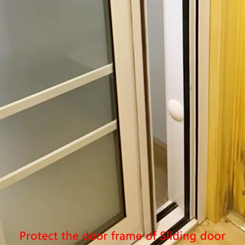 Soft Rubber Pads To Protect The Wall Self Adhesive Door Stopper Golf Modelling Door Fender Sticker -White/Green/Blue/Pink/Purple