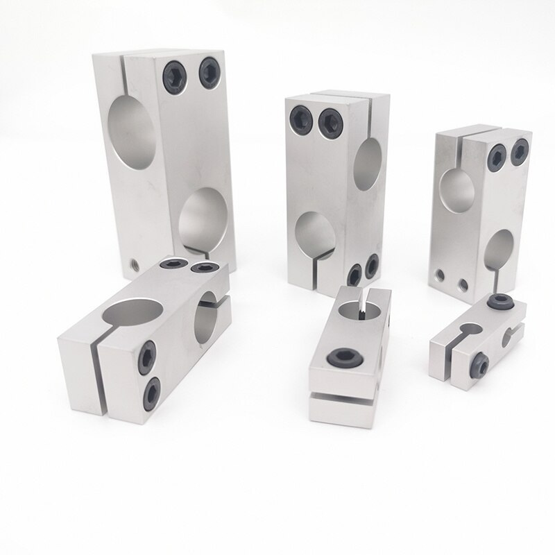 Pillar fixing clamp vertical fixed diameter fastening aluminum alloy optical axis cross block steel pipe Tighten bracket