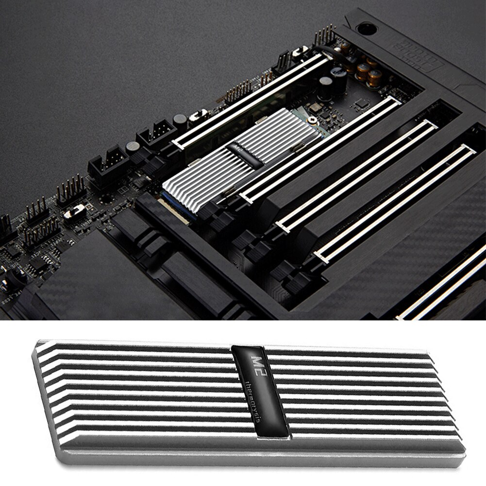 Di alluminio Del desktop PC SSD Dissipatore di Calore del dispositivo di Raffreddamento duro Disk pad Termico Professionale Guarnizione Dissipazione di Calore di Raffreddamento Sistema di M.2 Ufficio