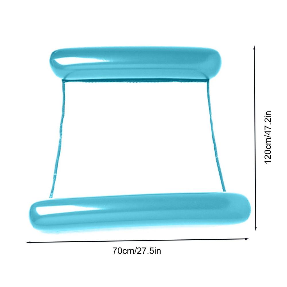 Water Hangmat Float Opblaasbare Strandstoelen Zwembad Speelgoed Opblazen Drijvende Zwembad Bed Zwemmen Matras Drijvende Hangmat: COFFEE