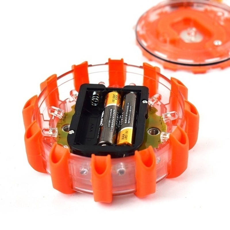 LED Notfall Auto Taschenlampe Batterie angetrieben Blinkende warnen Nacht Lichter bin Straßenrand Rabatt Leuchtfeuer verrotten Gelb Straße Magnetische Lampe
