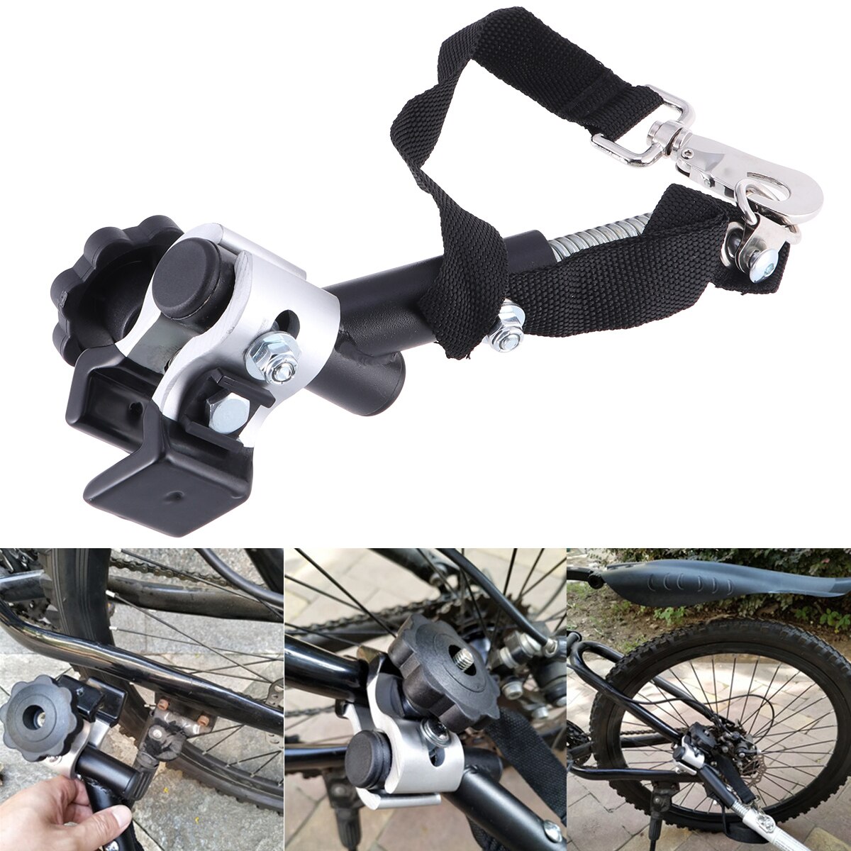 Universele Bike Trekhaak Aluminium Linker Fiets Trekhaak Adapter Bevestiging Fiets Accessoires Trailer Levert