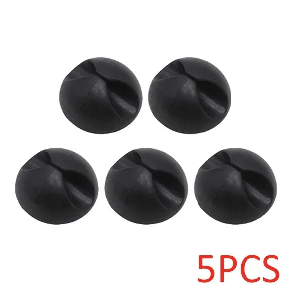 Clip de câble de données pour tableau de bord de voiture, auto-adhésif, Hub de ligne USB, support de fil, pince de fixation, organisateur de fil de bureau, accessoires: Argent