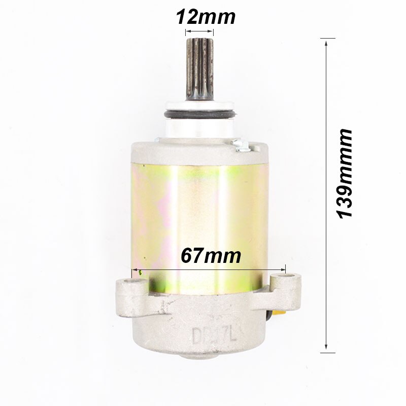 Motorcycle Engine Electric Starter Motor For Qingqi Suzuki QS100T QS125T QS122T-2A QS125T-4B 100cc 125cc Engine Spare Parts