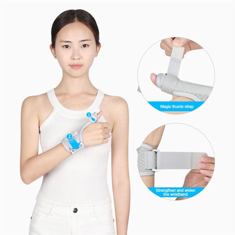 Verstelbare Pols Duim Hand Brace Duim Spalk Met Po... LovingPrices