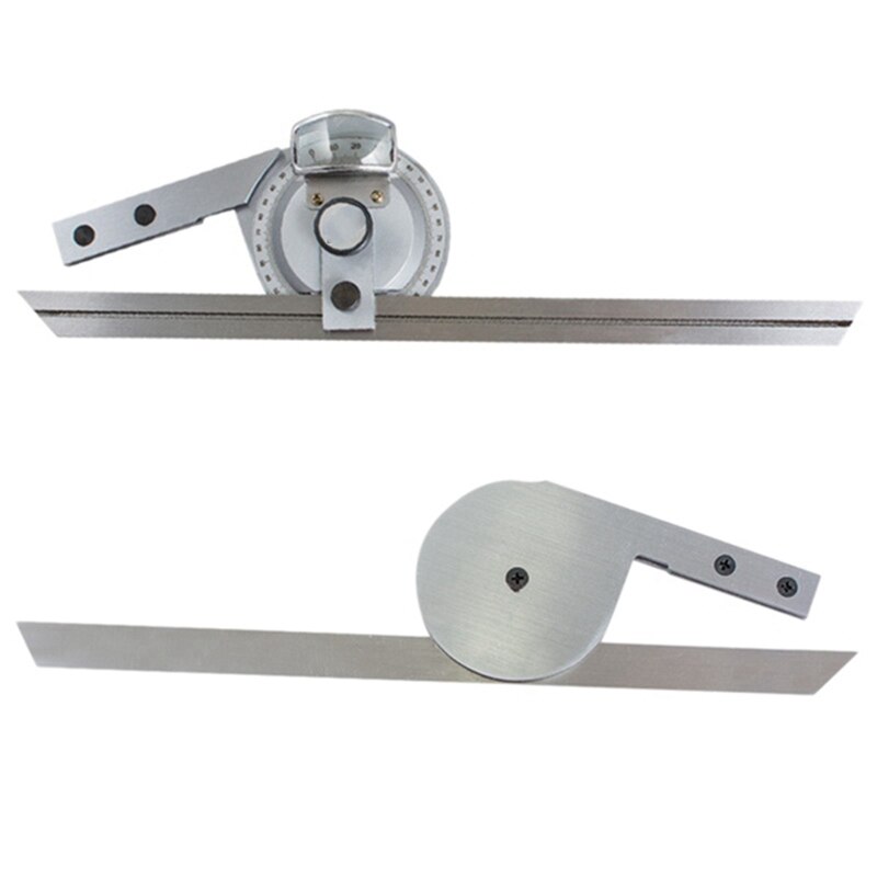 360 Degree Universal Bevel Protractor Angle Measuring Finder Goniometer Angular Ruler with nifier Woodworking Tool