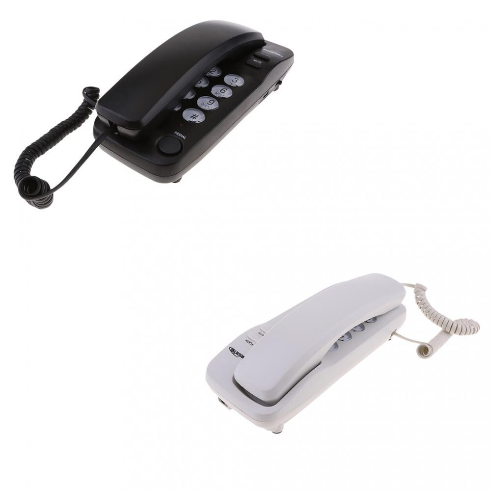 Mini vaste telefoon thuis wandtelefoon kantoor zakelijke pauzefunctie vaste standaard telefoon