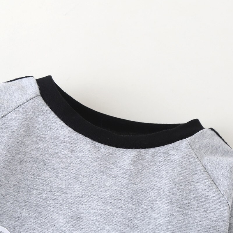 Spring Fall Cotton Baby Boy Clothes Letter Long Sleeve Baby Boy Romper Comfortable Casual Home Baby Jumpsuit Baby Pajamas 0-18M