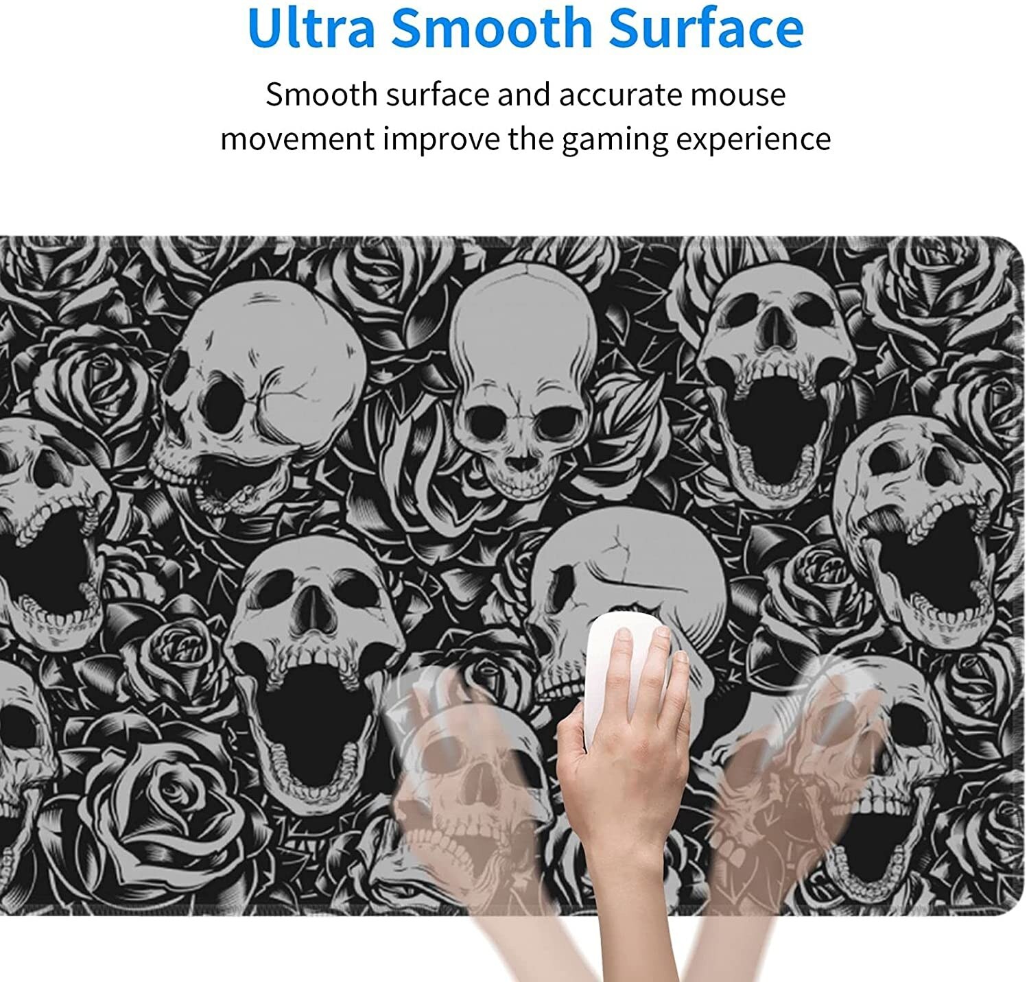 Muismat Gamer Grote Thuis Custom Muis Mat Muismatten Schedel Anti-Slip Gamer Laptop Natuurlijke Rubber Desktop Muismat muis Mat