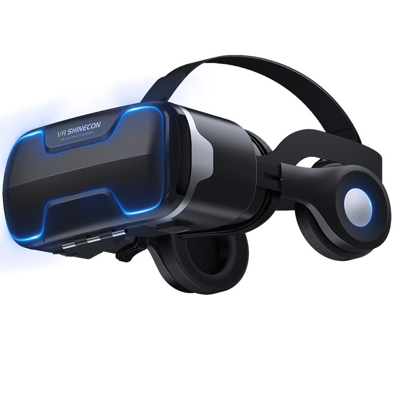 Vr briller blå linse imax kæmpe skærm teater: Sort