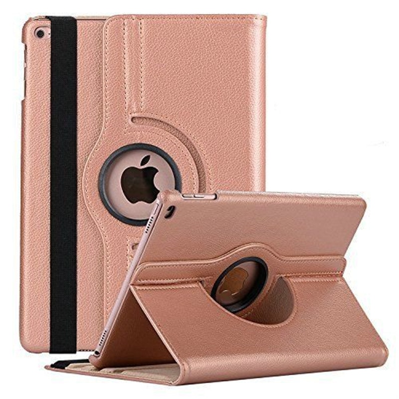 Étui en cuir rotatif à 360 degrés pour apple ipad air 1 air 2 5 6 ipad 9.7 a1822 a1823 a1893 coque funda