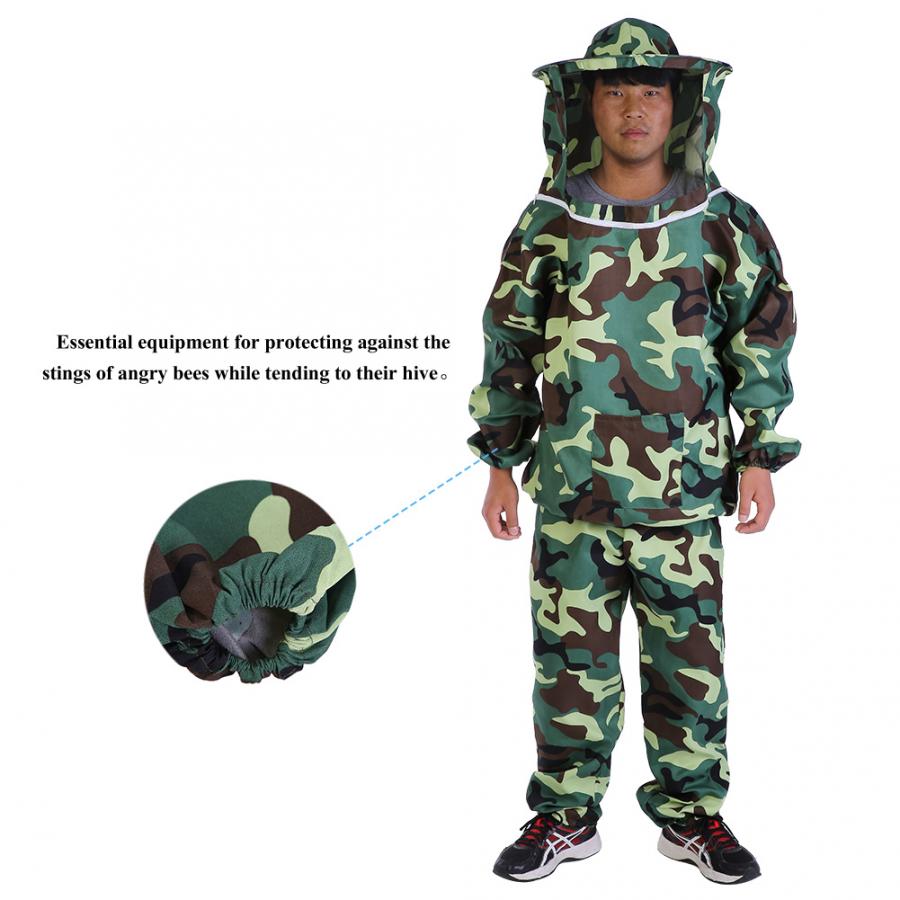 Professionele Bijenteelt Beschermende Pak Bijenteelt Imker Apparatuur Jurk + Broek Bijenteelt Kleding Gereedschap