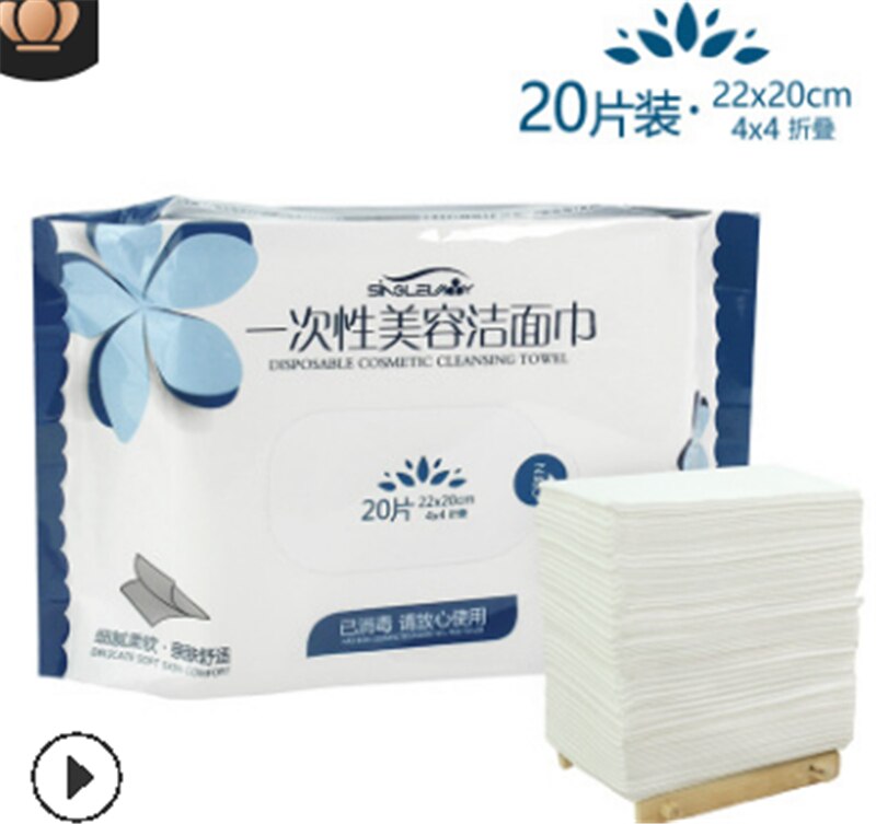 20-80 kpl kertakäyttöiset puhdistuspyyhkeet kasvopyyhkeet kosmetiikkapoistoaine luonnonpuuvillapyyhe perheen kylpypyyhkeet kylpypyyhe tekstiili: Sileä kudos 20 kpl