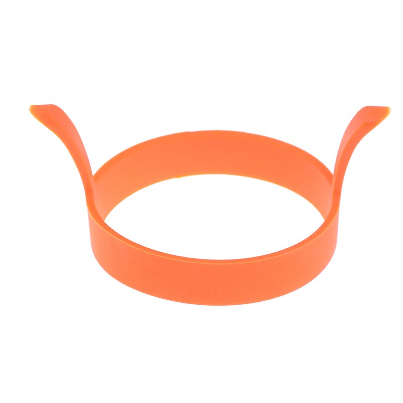 1 stk frokostomelett stekte eggformer matkvalitets silikon eggering pannekake matlaging gjør-det-selv-verktøy gadgets: Oransje
