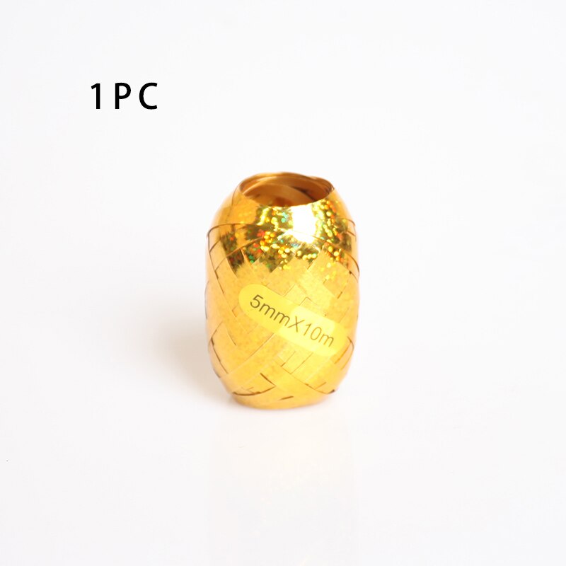 10pcs 12 Inch Colorful Wedding Valetines Day Agate Marble Wave Point Balloons Birthday Decoration Happy Year Decor: 1pc ribbon gold