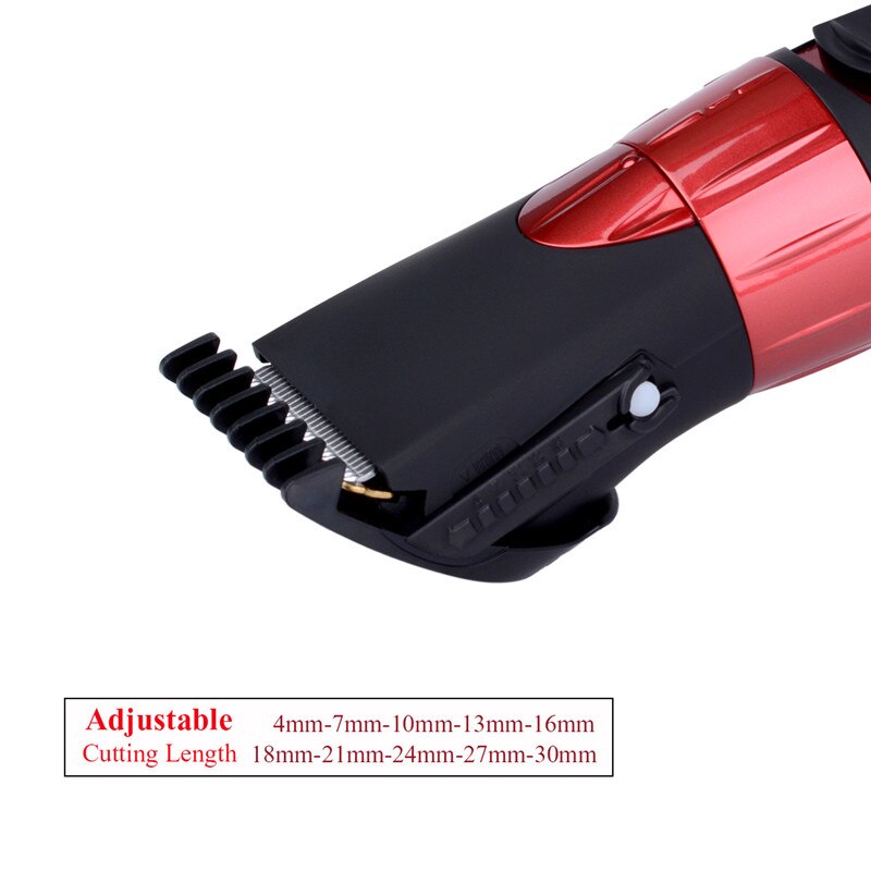 CkeyiN Clipper pelo lavable hombres Barber barba Trimmer recargable inalámbrico set de corte de cabello impermeable cortacésped