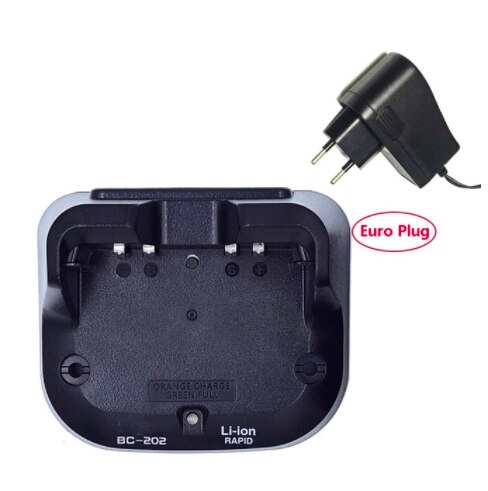 BC-202 Snellader Voor BP-271/BP-272 Voor ID-31A ID-31E ID-51A ID-51E Radio: Base-EU Adapter
