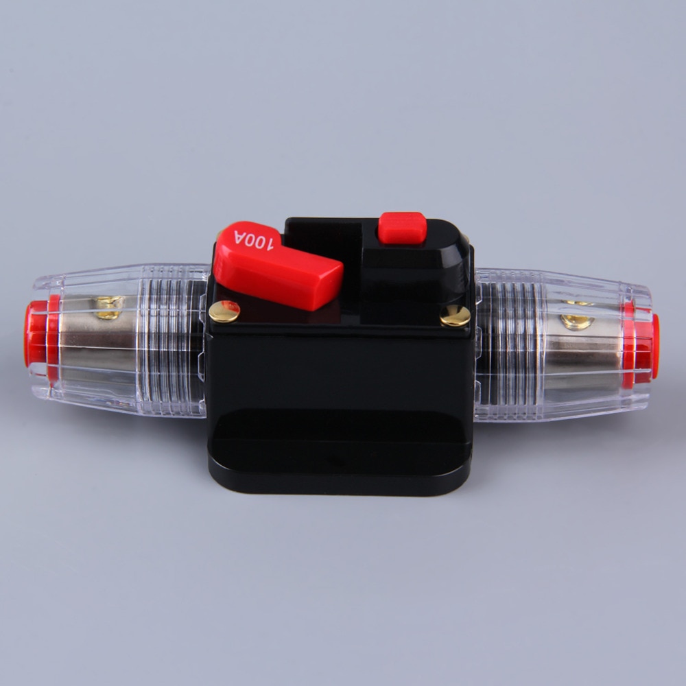 80A 100A Car Audio 100 Amp Circuit Breaker Manual Reset Switch Agu Fuse Holder Dropping