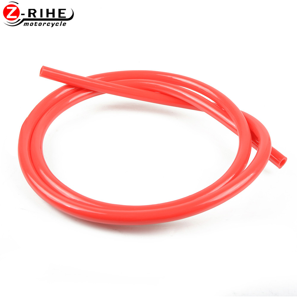 Voor Universal Dirt Bike Motorcycle Fuel Line Gas Brandstofleiding Olie Toevoerleiding Benzine Slang Lijn Motor Olie Aanvoerleiding voor Ktm: Rood