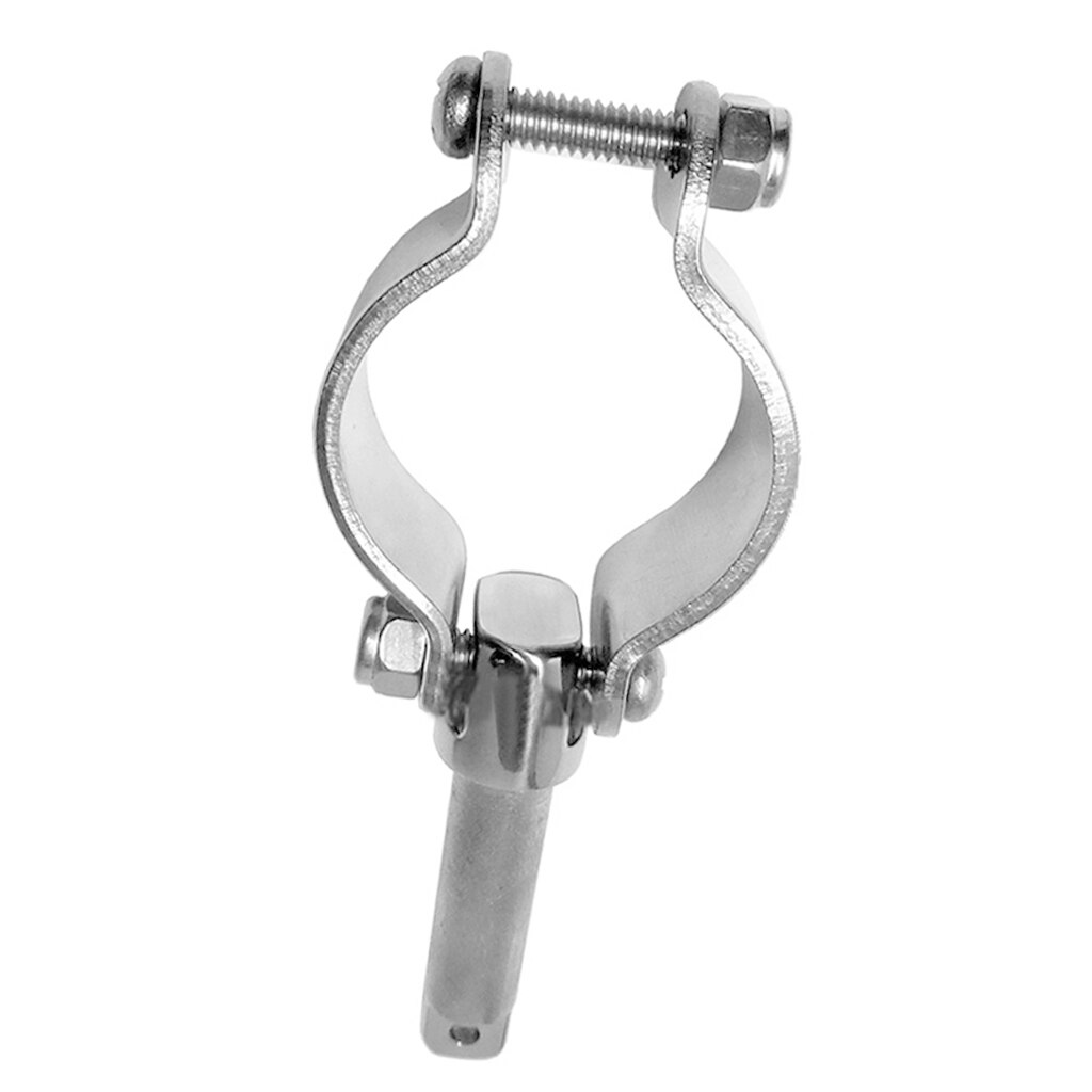 Marine Clamp on Oarlock for 1/2" Socket Yacht Boat Fishing Clamp-On Oar Lock