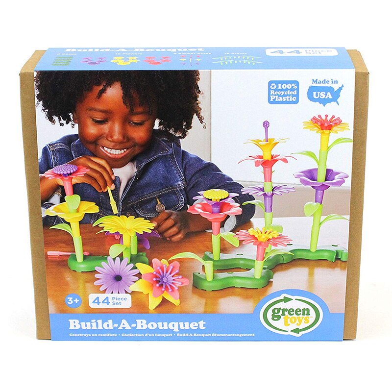 148 pièces enfants Simulation fleur Arrangement interactif jouet éducatif bricolage 3D petit jardin jouets pour les enfants