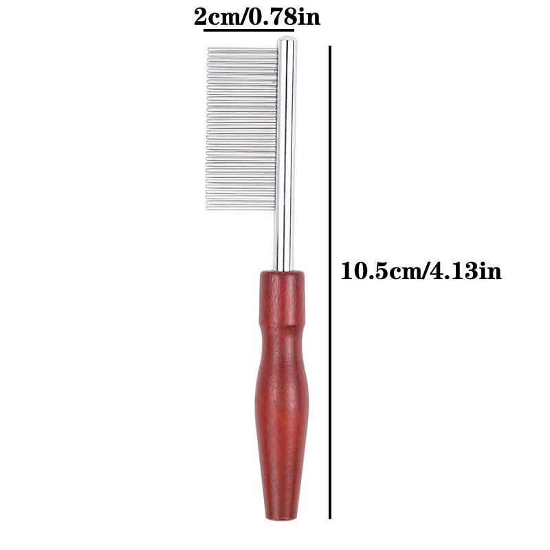 Gentleman Barber Styling Metal Comb Stainless Steel Men Beard Comb Mustache Care Shaping Tools Pocket Hair Comb Salon Styling: Default Title