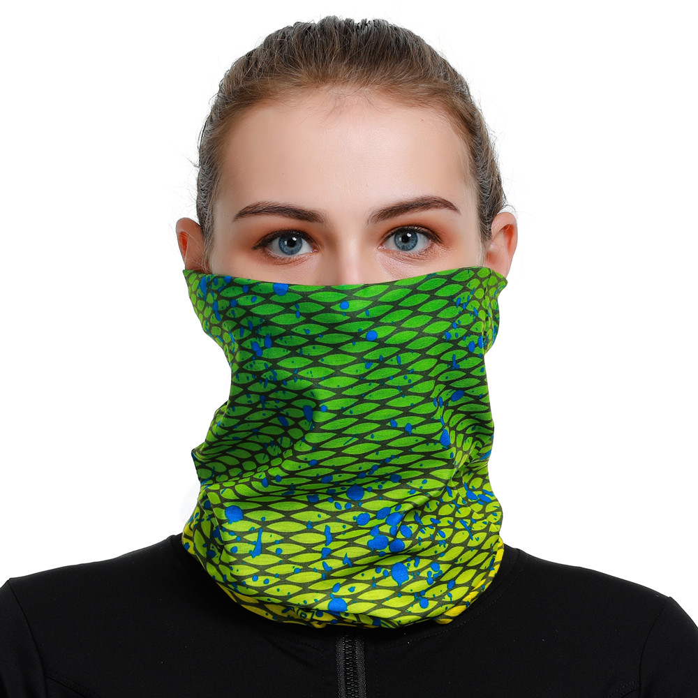 Versatile Seamless Bandana For Men Women Gradient Color Sports Mask Cycling Headband Face Shield Neck Scarf Ciclismo Balaclava