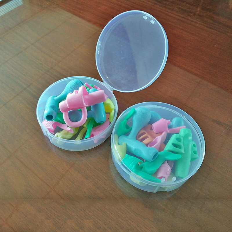 Silicone Pencil Holder Pen Two finger Writing Aid Grip Posture Correction Tool for Children Students Kids