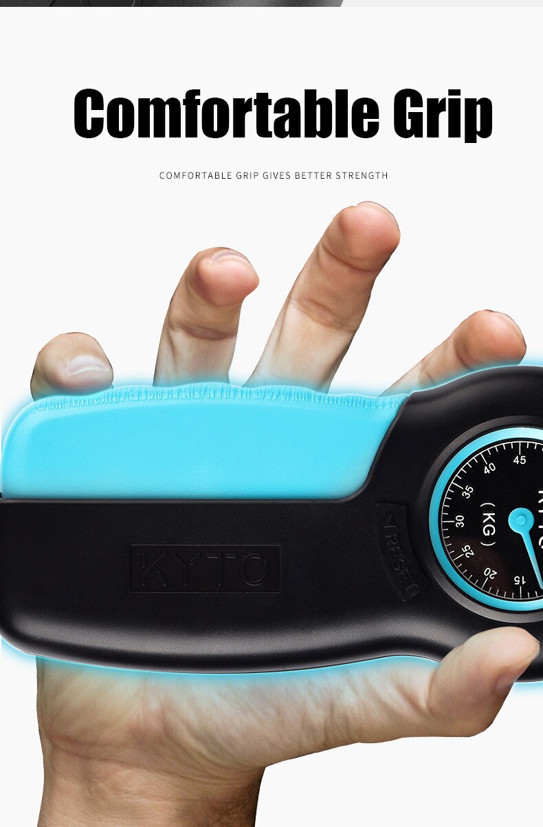 Hand Dynamometer Griff Energie Stärke Meter Hand Gewalt Energie Prüfung 121lbs / 55kg Hand Griff Strengthener