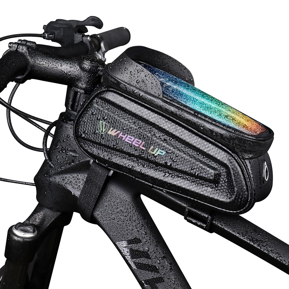 Bike Frame Bag Voor Tube Bag Stuur Tas Fietstas Met Touchscreen Telefoon Case Fiets Accessoriescase Voor Fiets