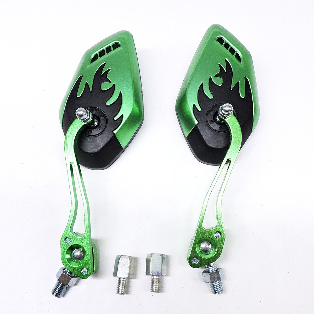 Evermotor Universele achteruitkijkspiegelset voor motorfiets, E4, E-MARK, E-goedgekeurd, quad, scooter, ATV, bromfiets