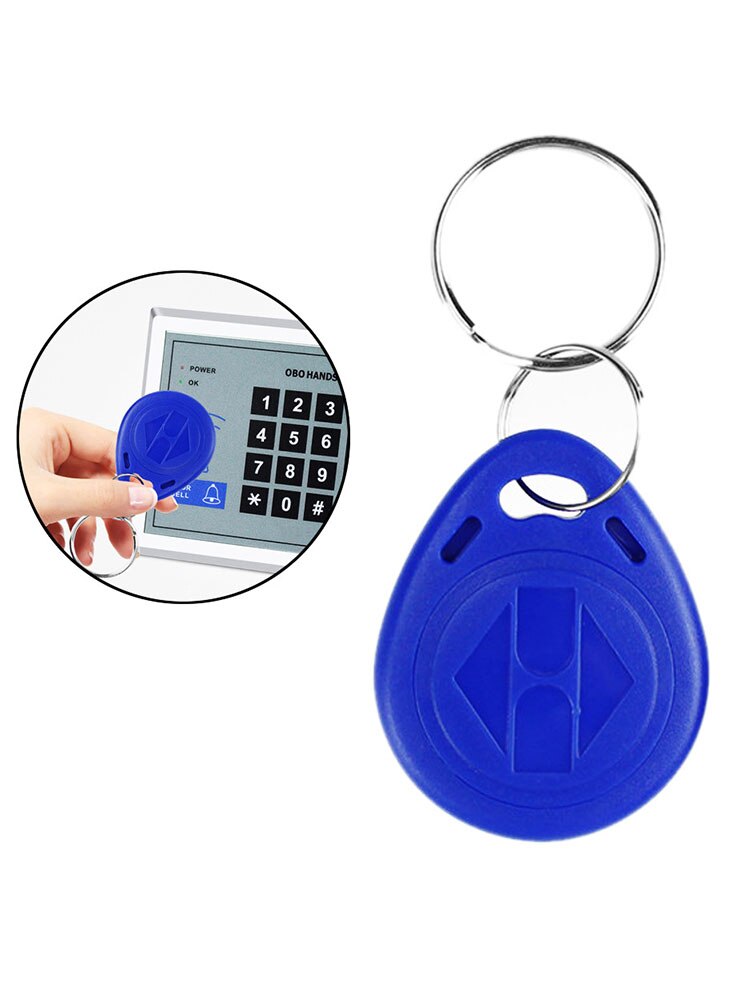 50PCS EM4305 T5577 tag Copy Rewritable Writable Rewrite keyfobs RFID Key Ring Card Proximity Token Badge Duplicate